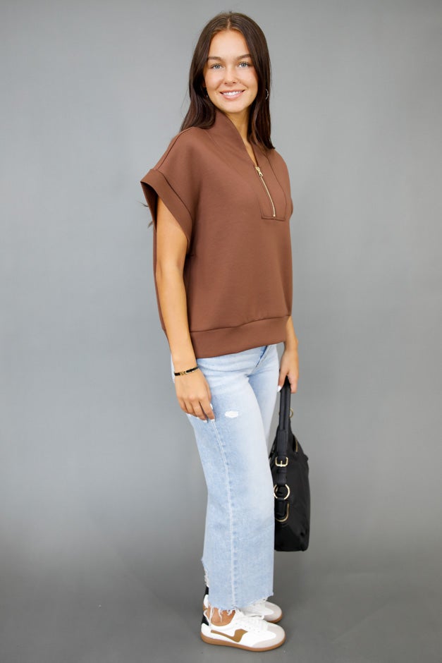 Urban Ease Half Zip Top *Final Sale*