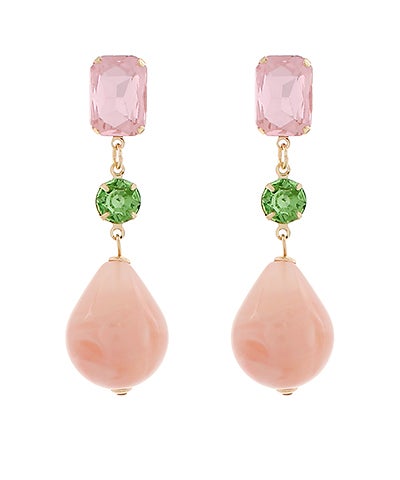 Papaya Punch Drop Earrings
