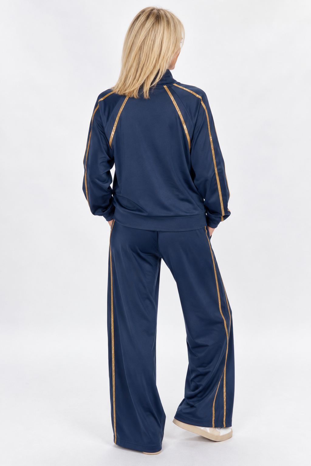 After Hours Rhinestone Zip-Up