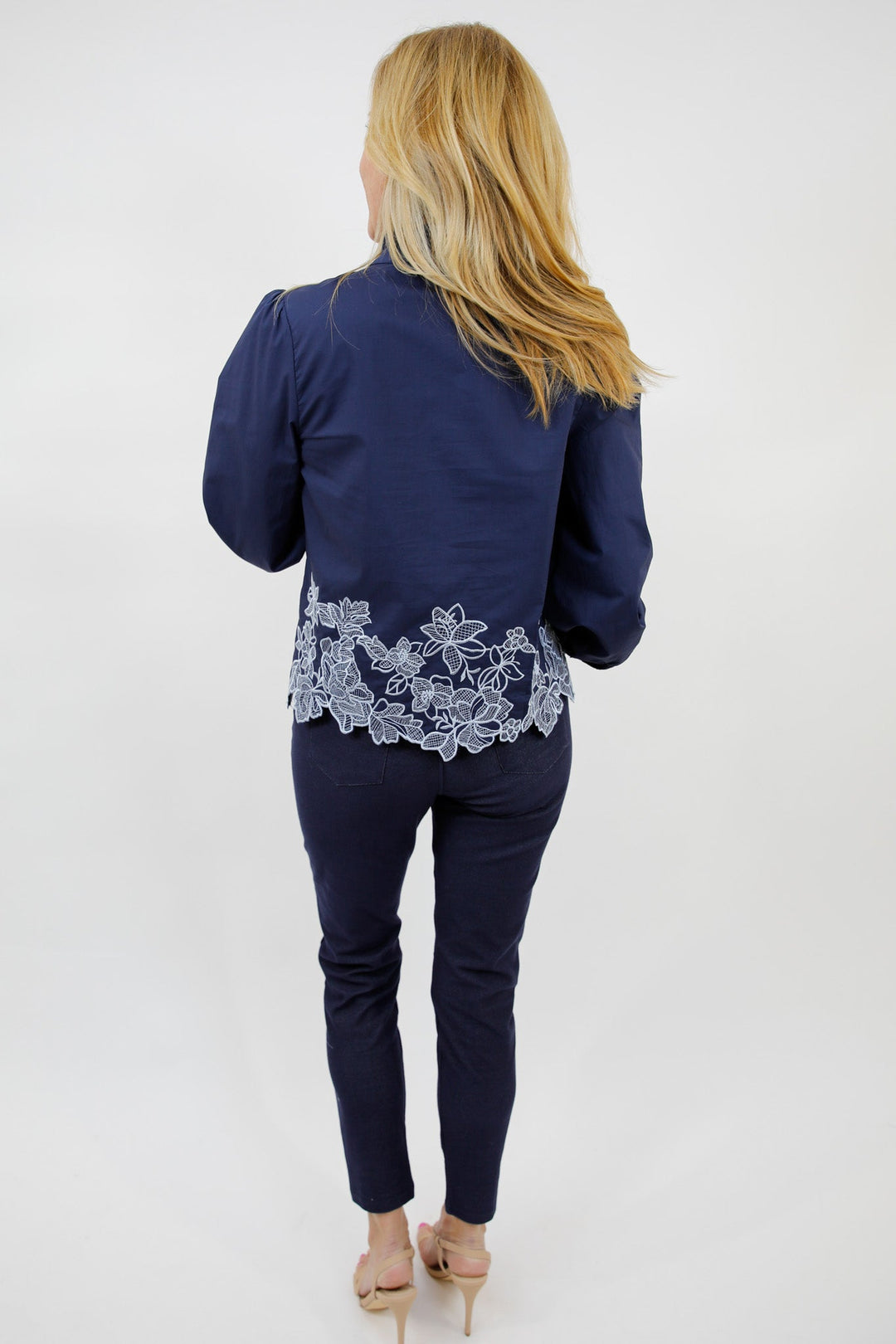 Refined Bloom Poplin Blouse