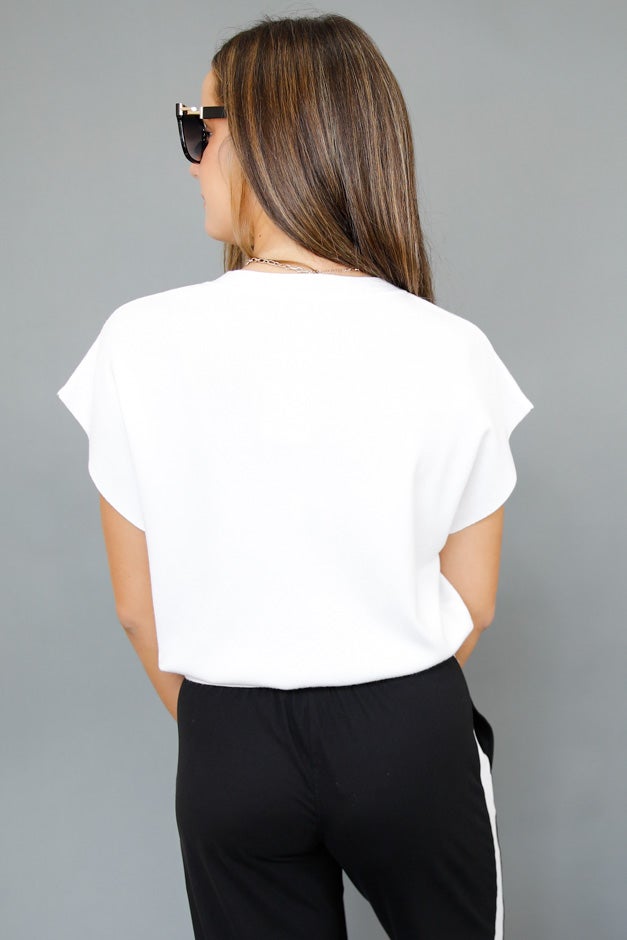 Take Your Turn Dolman Sleeve Knit Top