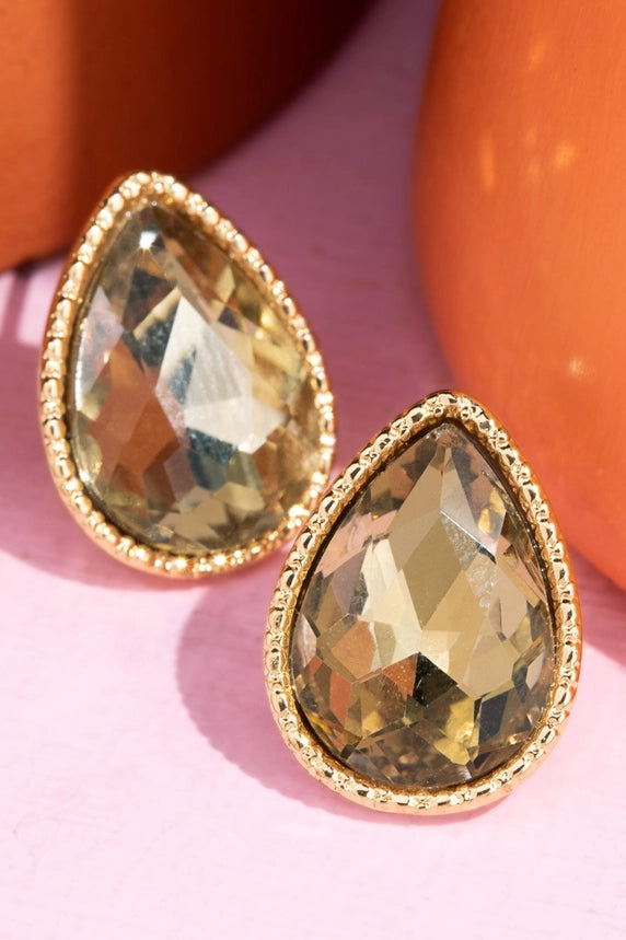 Little Spark Teardrop Stud Earrings