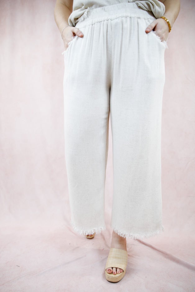 Barefoot Breeze Linen Pants (Multiple Colors)