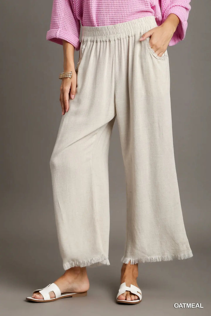 Barefoot Breeze Linen Pants (Multiple Colors)
