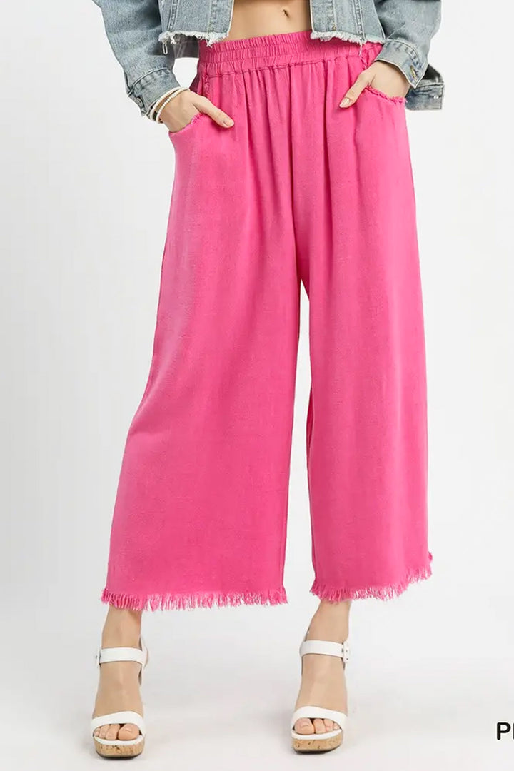 Barefoot Breeze Linen Pants (Multiple Colors)