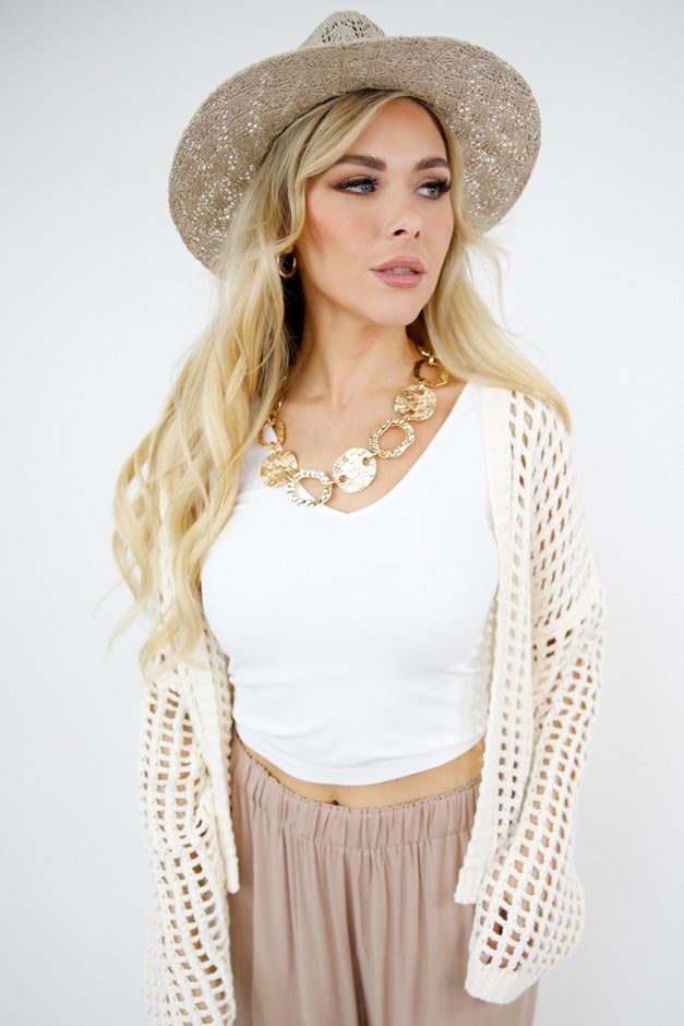 Sunset Breeze Crochet Cardigan