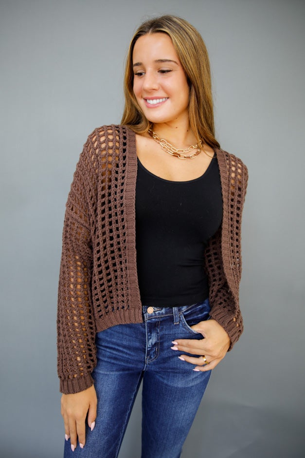 Sunset Breeze Crochet Cardigan