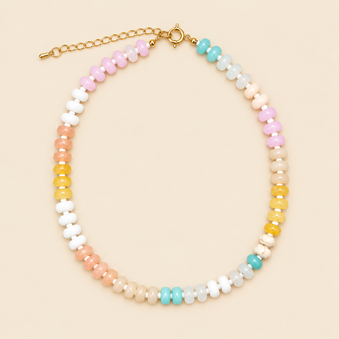 Color Story Natural Stone Necklace