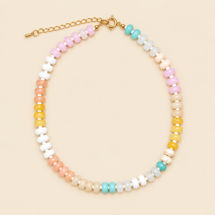 Color Story Natural Stone Necklace