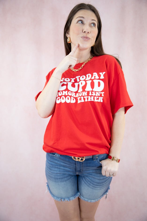Not Today Cupid Graphic Tee *Final Sale*