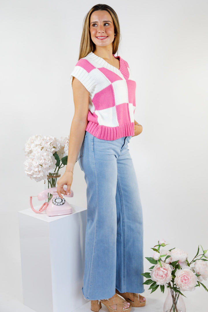 Frosted Pink Charm Vest