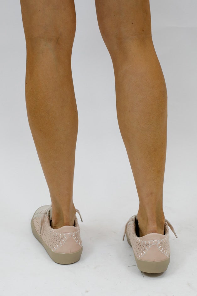 The Paula Sneaker - Woven Mauve