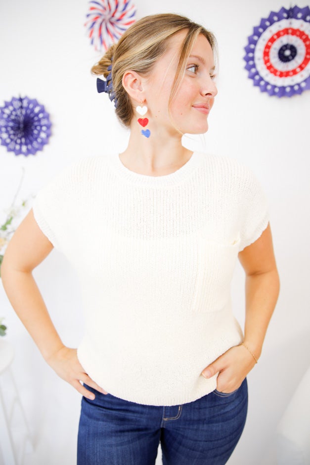 Sunset Chic Sweater Top