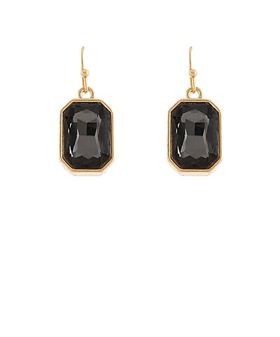 Glam Gem Drop Earrings