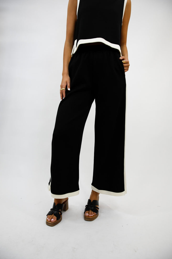Marina Trim Wide Leg Pants