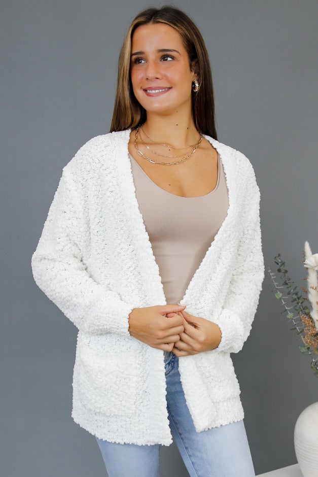 Snuggle Season Popcorn Cardigan *Final Sale*
