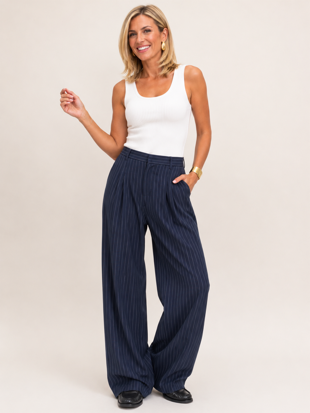 Executive Pinstripe Trouser