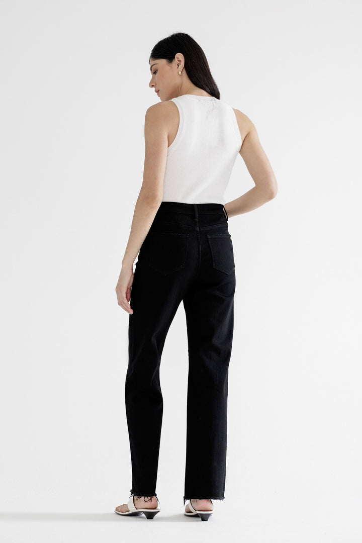 Wide Open Raw Hem Jeans
