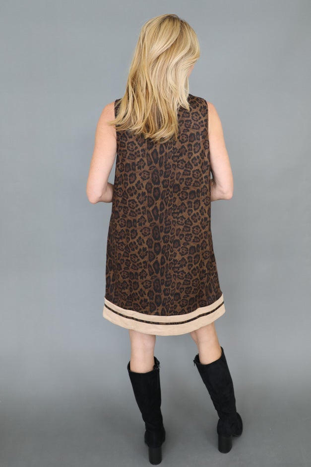 Bold Intent Leopard Shift Dress
