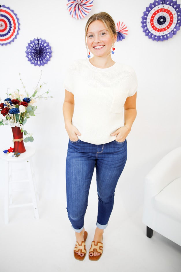 Sunset Chic Sweater Top