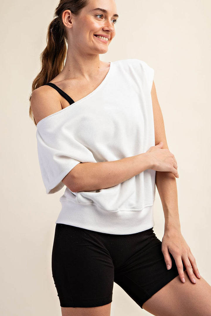 Casually Chic Off Shoulder Top