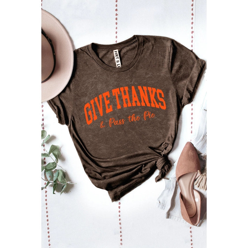 Give Thanks Mineral Graphic Tee