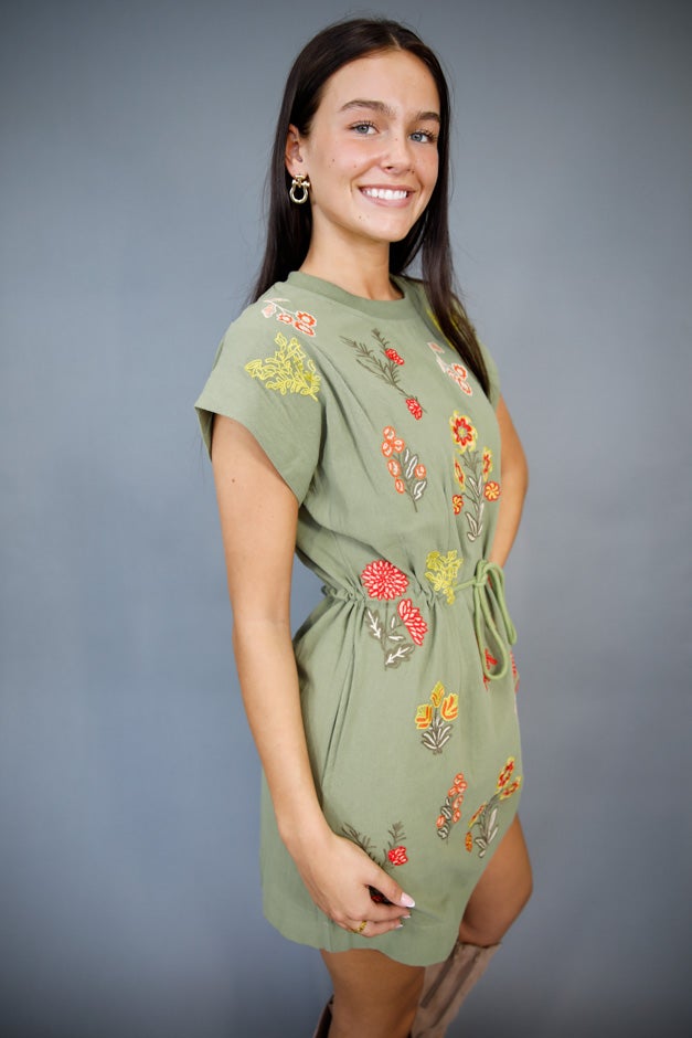 Wildflower Haven Embroidered Dress