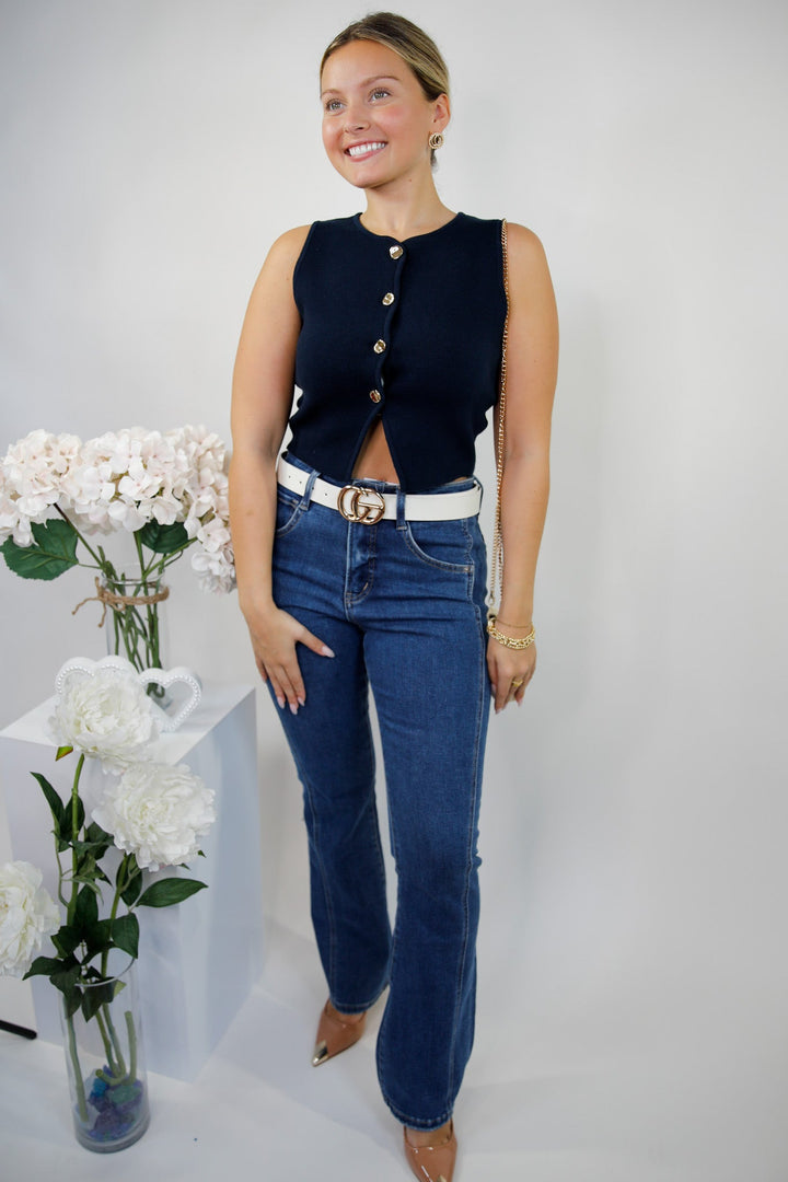 Cozy Luxe Button Vest