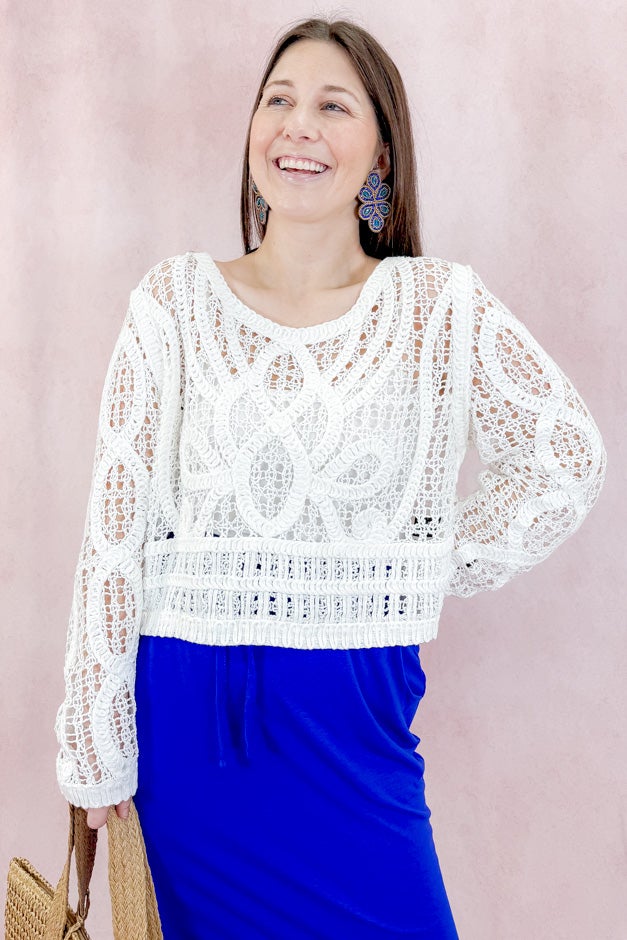 Sunspell Crochet Blouse