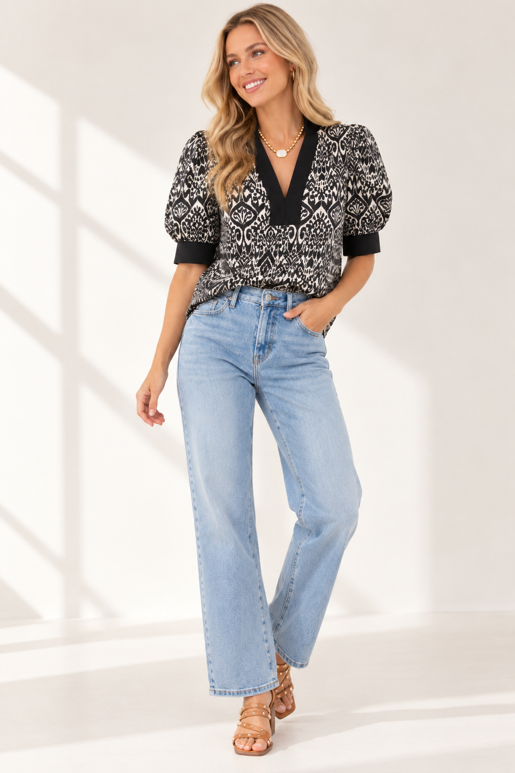Black and White Affair Blouse