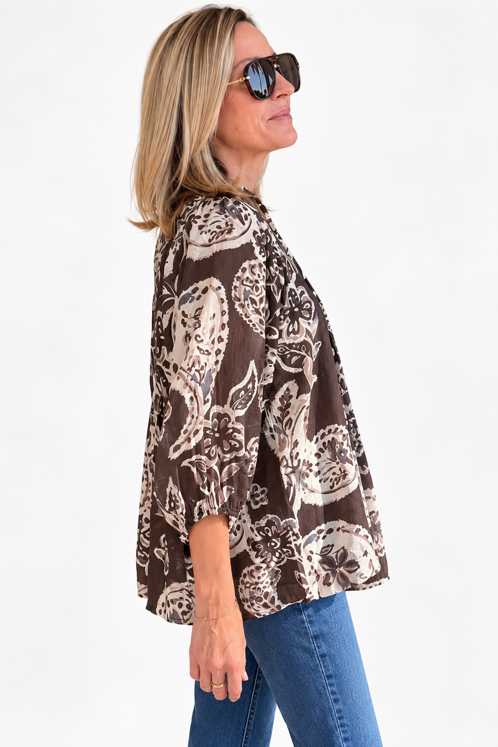 Wild and Free Paisley Blouse