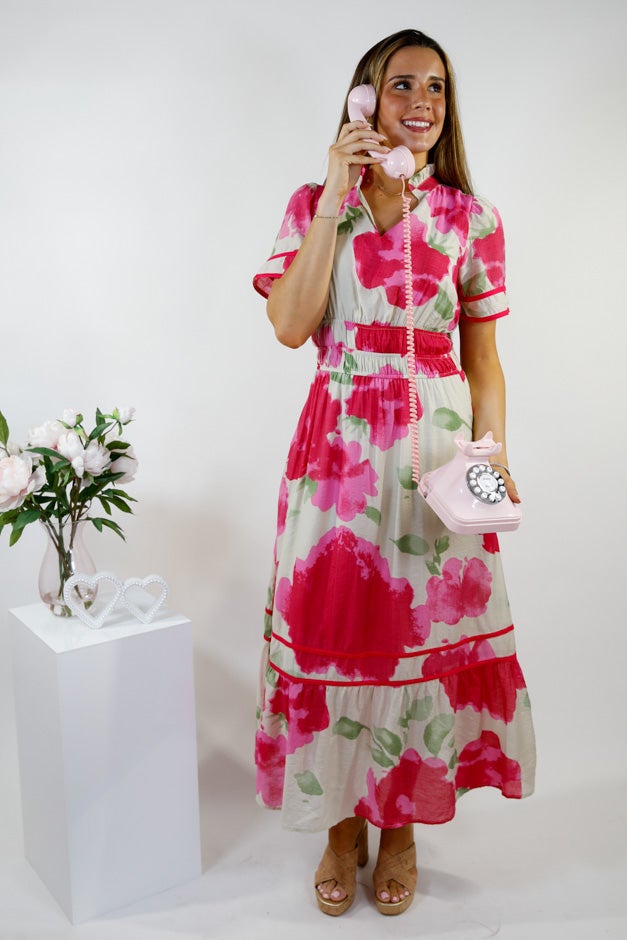 Pretty Things Floral Maxi Dress
