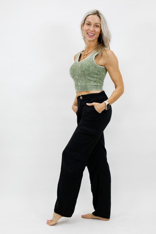 You And Me Ribbed V-Neck Bralette