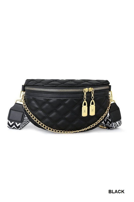 Luxe On-the-Go Quilted Bum Bag