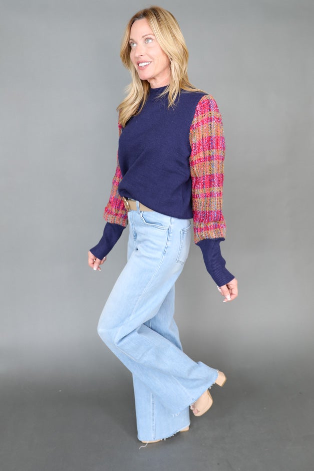 Color Play Knit Sweater