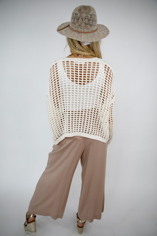 Sunset Breeze Crochet Cardigan