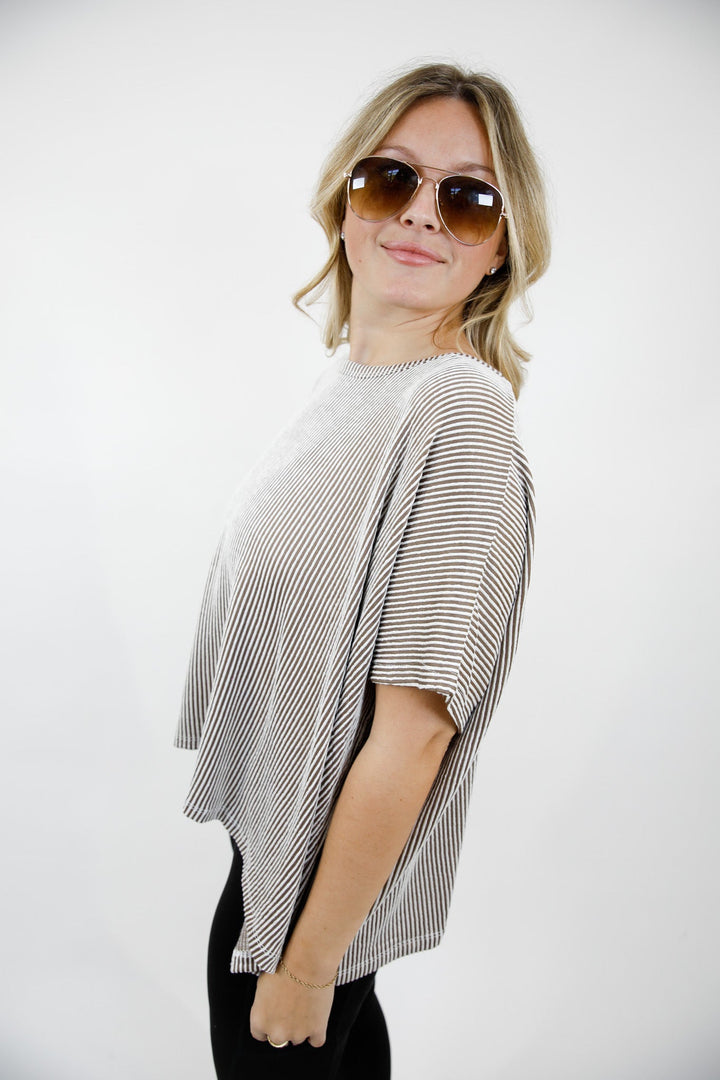 Luxe Escape Short Sleeve Top *Final Sale*