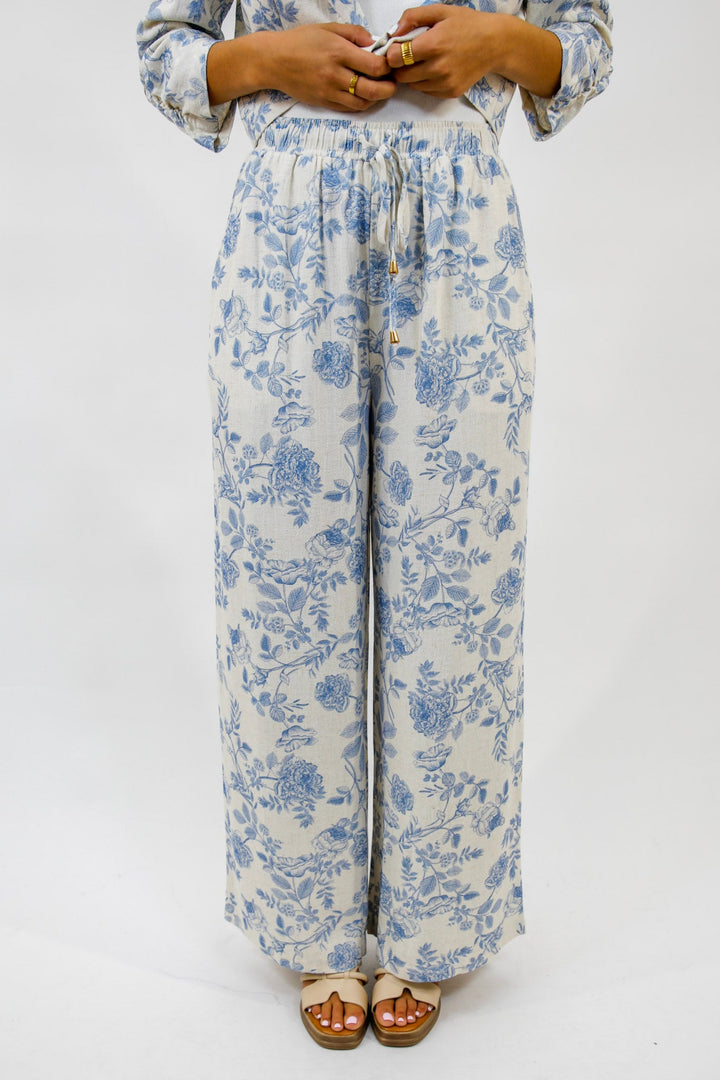 Bluebell Linen Wide Leg Pants