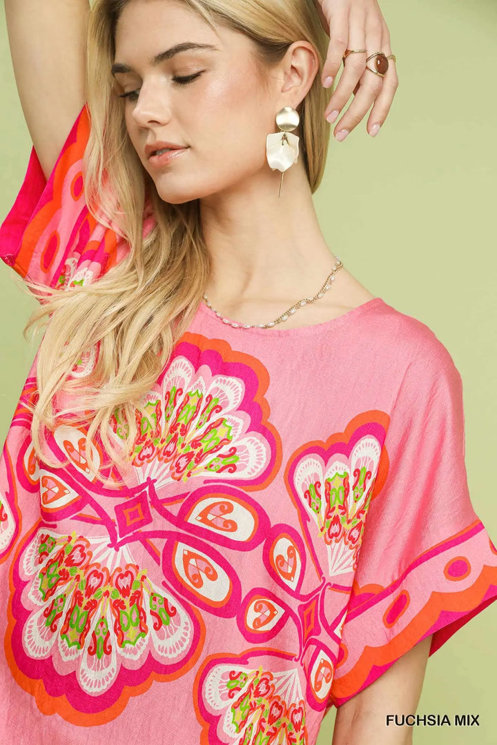 Contrast Trim Top
