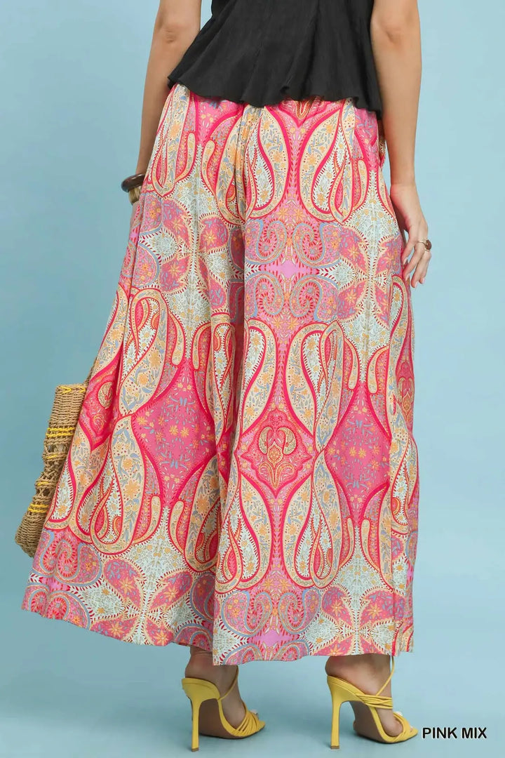 Double Take Wide Leg Pull On Pants
