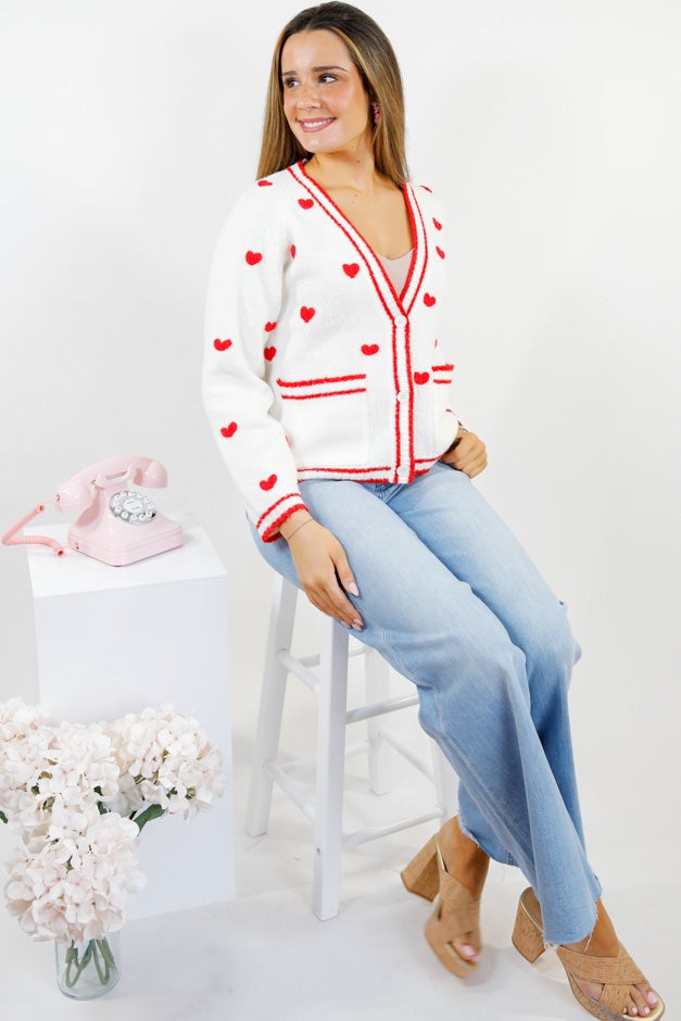 Heart Eyes For You Cardigan