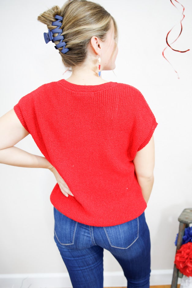 Sunset Chic Sweater Top