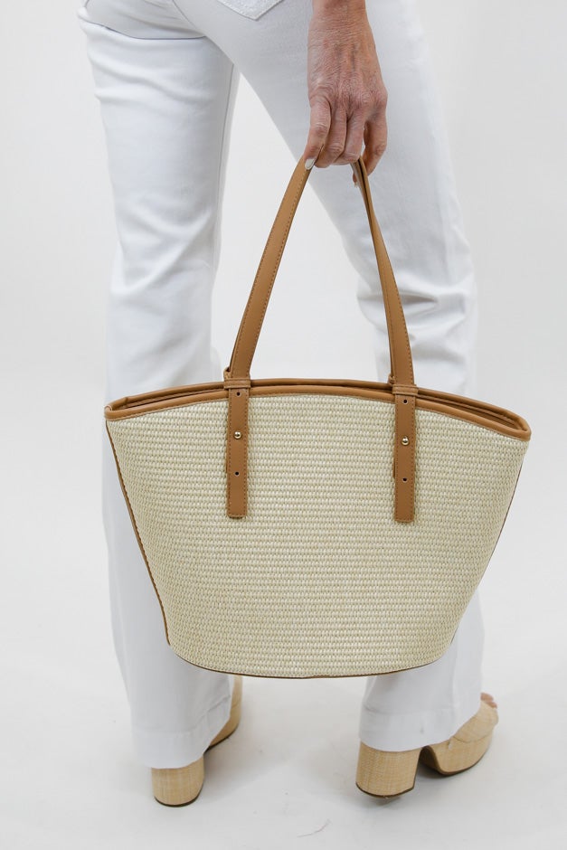 The Pia Straw Tote Bag