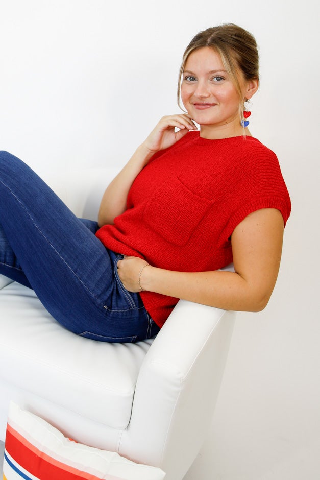 Sunset Chic Sweater Top