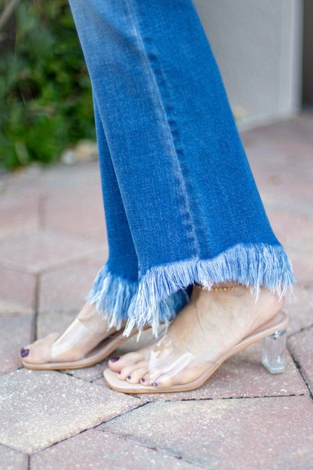 Find Your Way Clear Top Heel