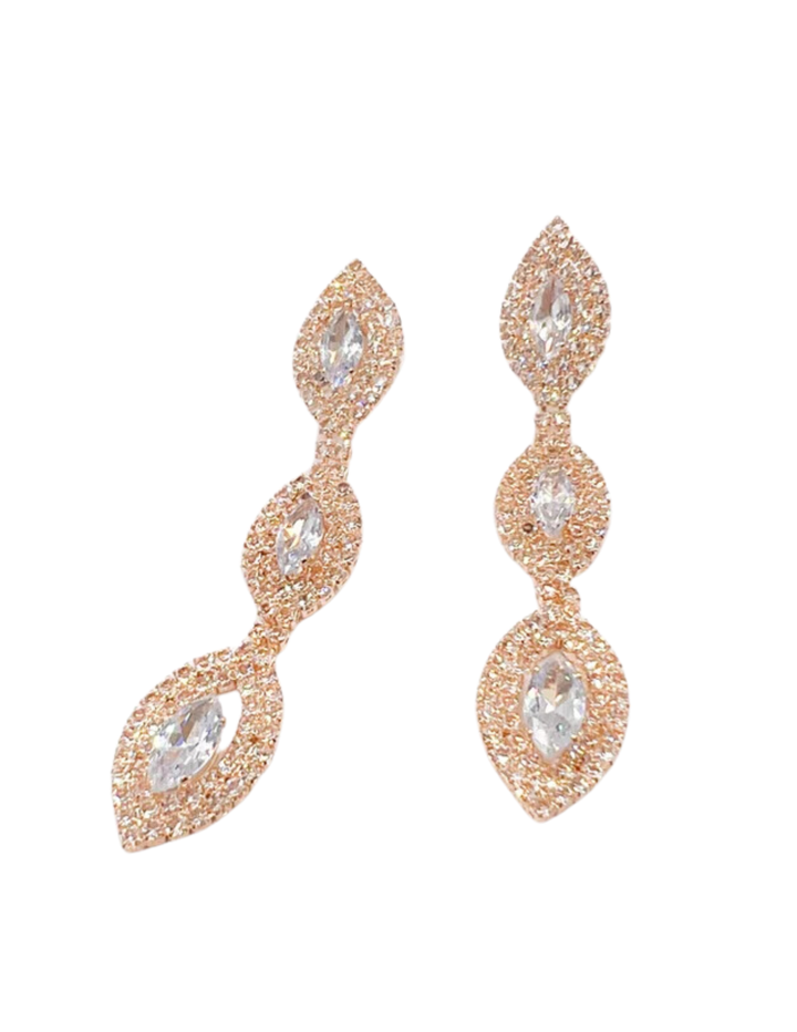 Crystal Marquise Drop Earrings