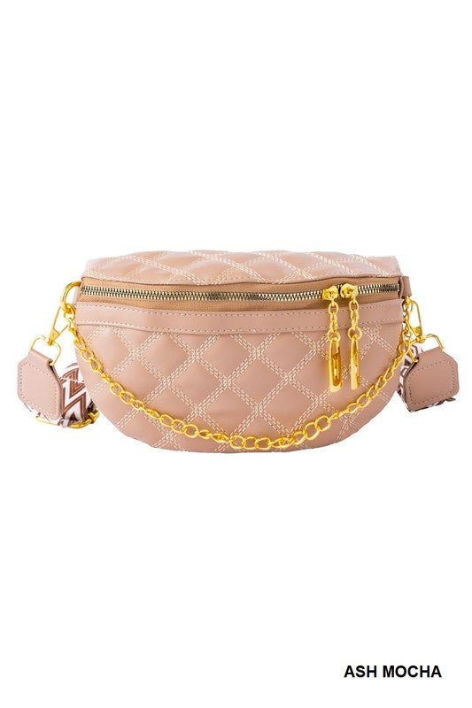 Luxe On-the-Go Quilted Bum Bag