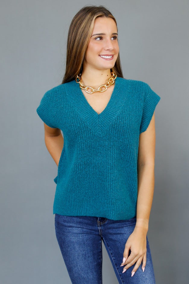 Notch Above Short Sleeve Sweater *Final Sale*