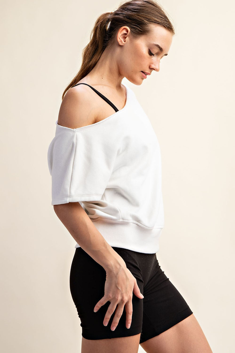 Casually Chic Off Shoulder Top
