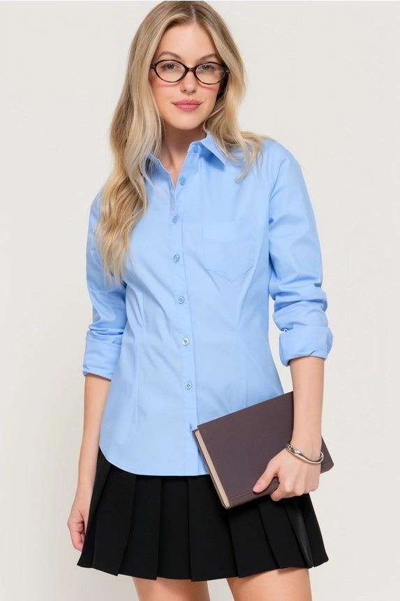 Perfectly Put Together Poplin Shirt